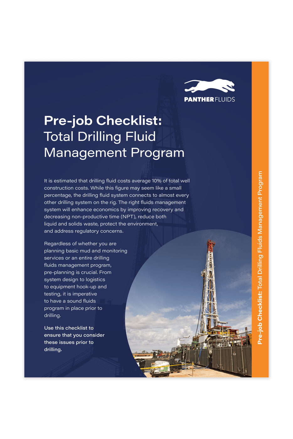 Drilling Fluid Management Prejob Checklist Panther Fluids Management